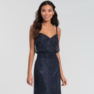 Glitter Blouson Dress